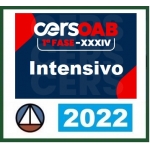 1ª Fase OAB XXXIV (34) INTENSIVO - inclui todo material do COMBO 8X1 - (CERS 2022) (Ordem dos Advogados do Brasil)